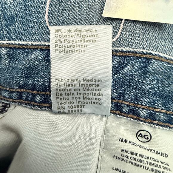 AG Everett Slim Straight Leg Jeans Men's Denim Size W34 x L32 Light Wash - Picture 7 of 11